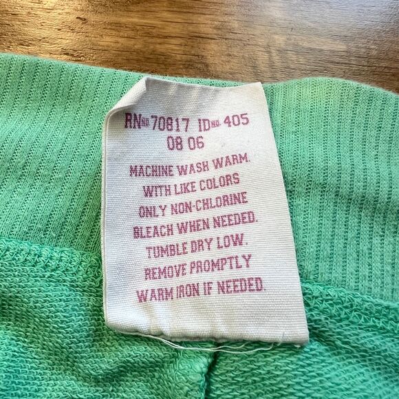 PINK Victoria's Secret Y2K Pink Royalty Sweatpants Capris Size M Mint Green - Picture 5 of 12